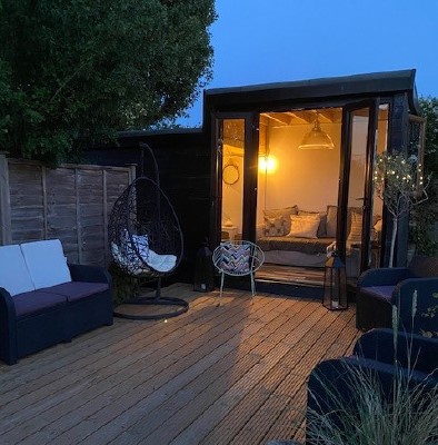 Garden Room with French Doors